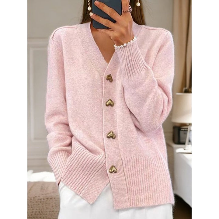 Edna | V-Neck Button-Front Cardigan