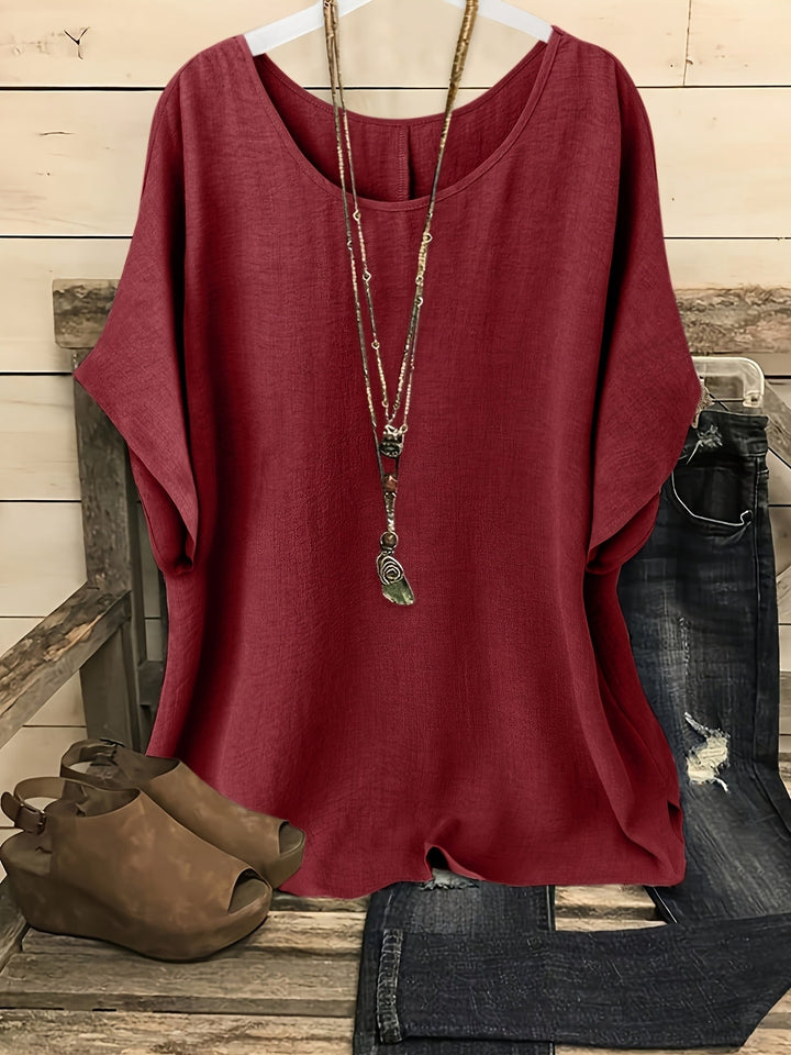 Odette | Relaxed Short Sleeve Top