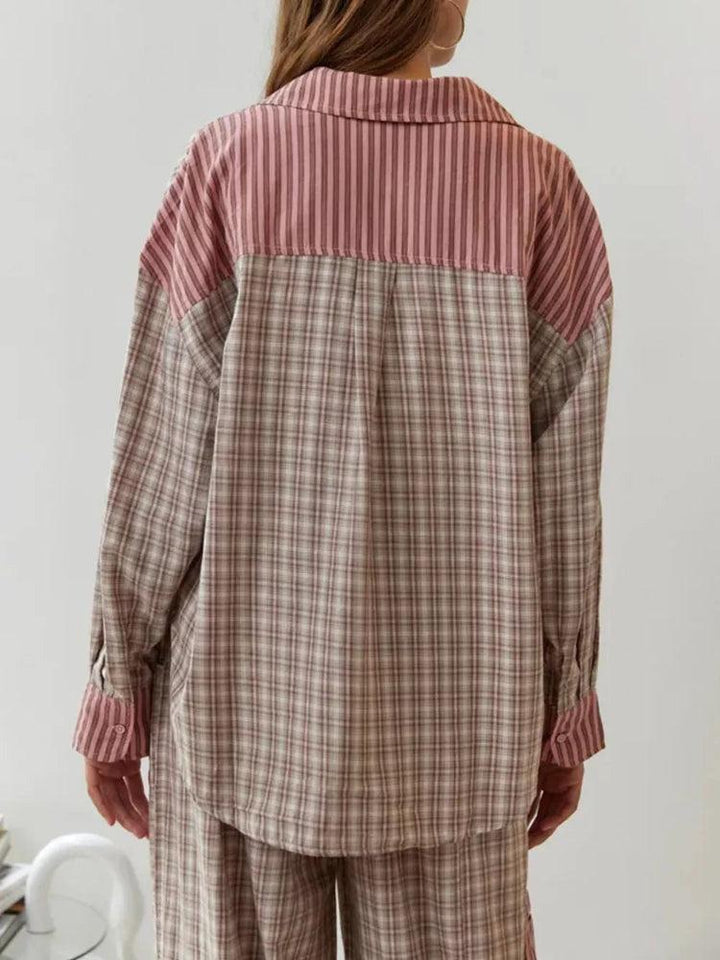 Greta | Two-Piece Soft and Stretchy Cotton Pajama Set