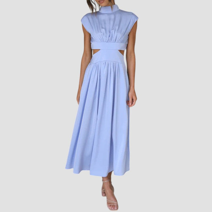 Wynn | Pleated Cutout Midi Dress