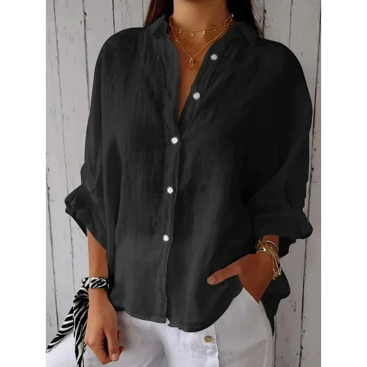 Sabine | Relaxed Button-Front Blouse