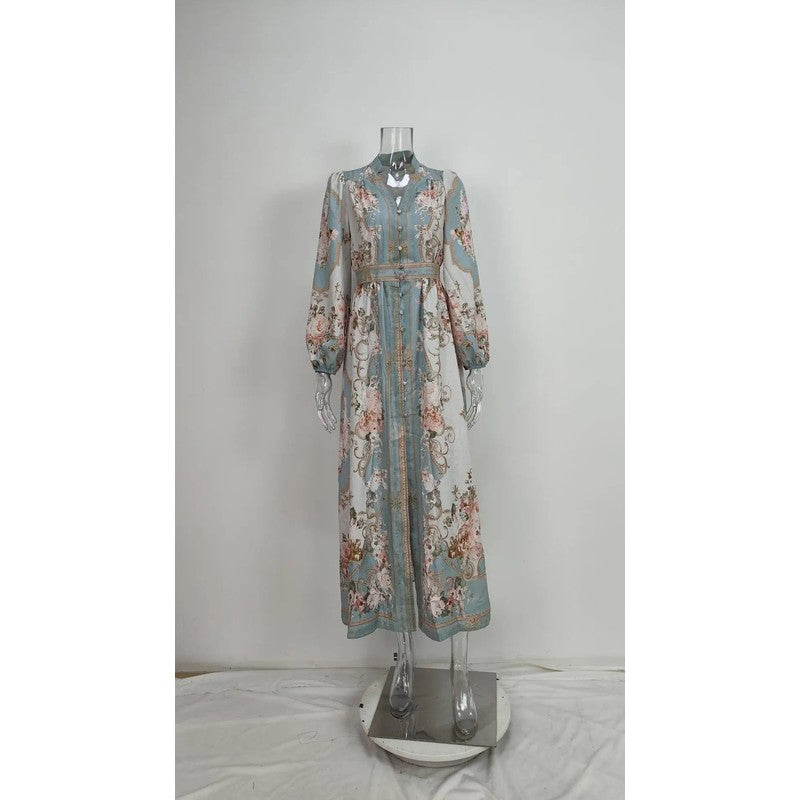 Women | Vintage-Inspired Floral Maxi Dress