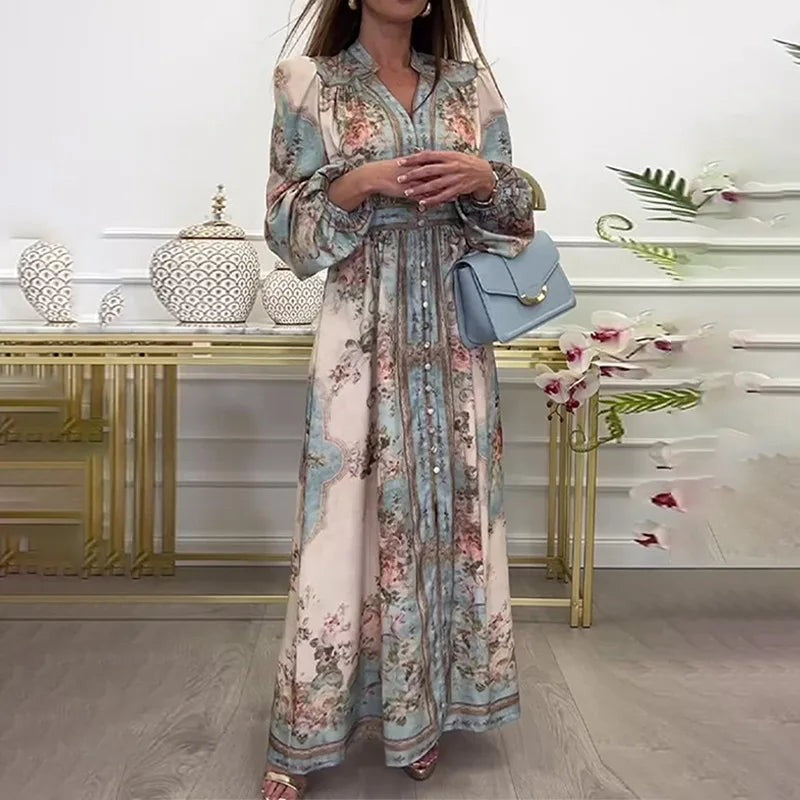 Women | Vintage-Inspired Floral Maxi Dress