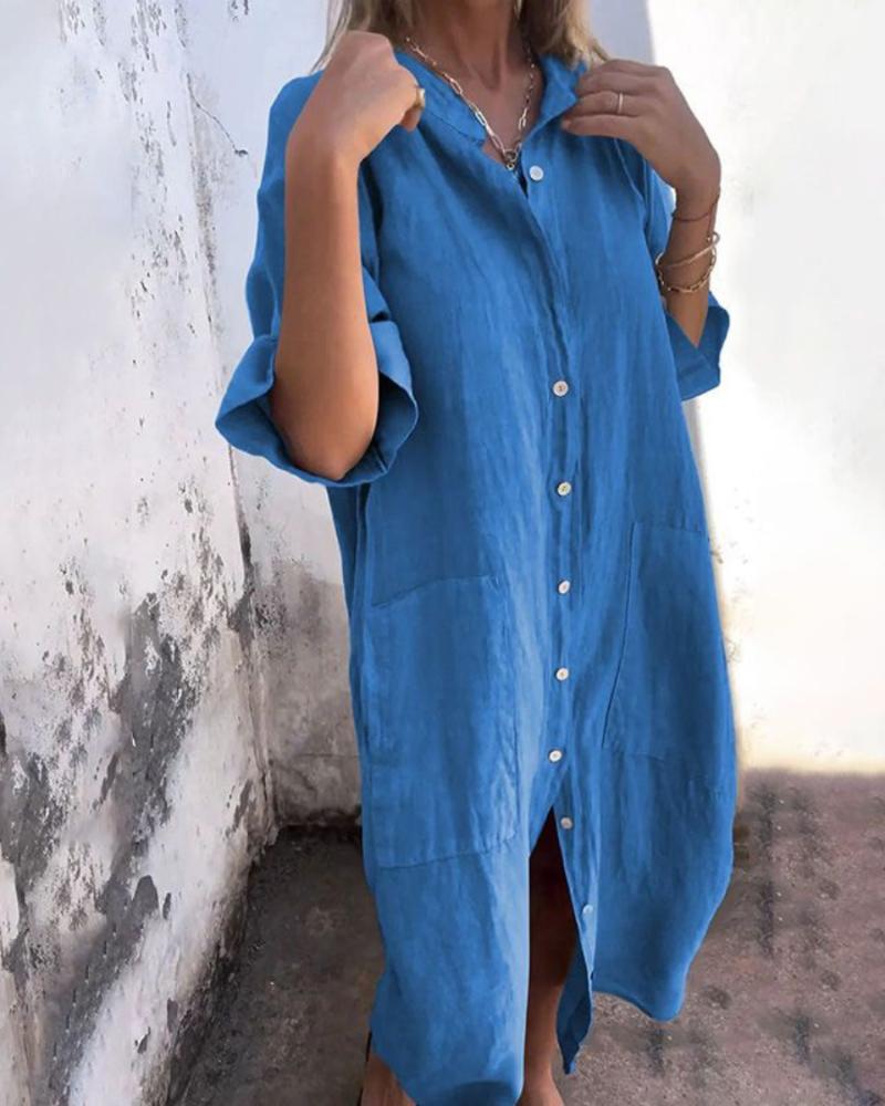 Madelyn | Boho Shirt Dress