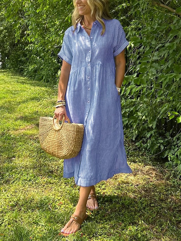 Gabrielle | Striped Button-Up