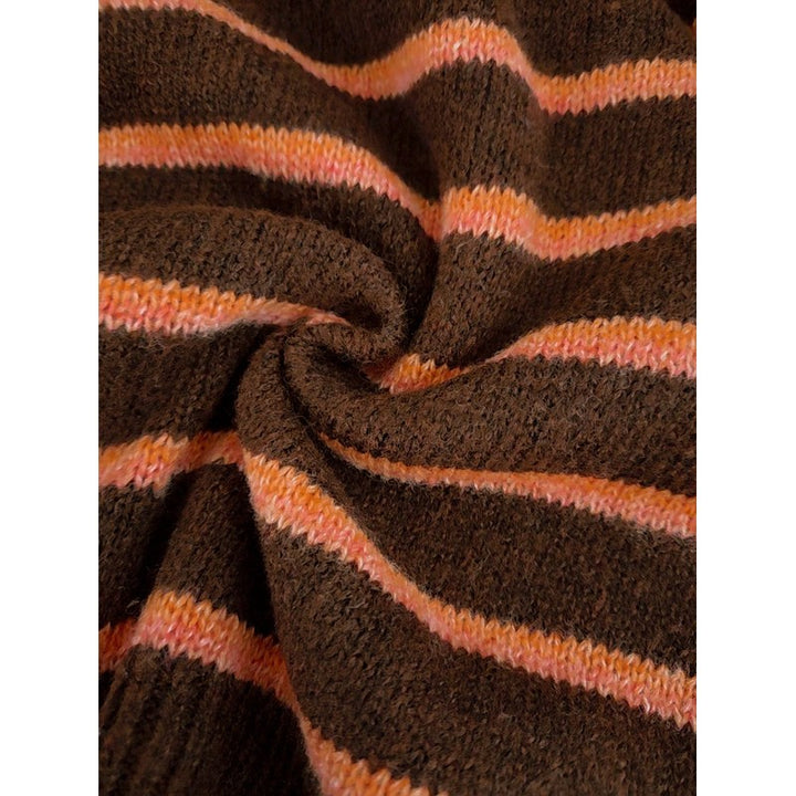 Céliane | Striped Knit Open-Front Cardigan