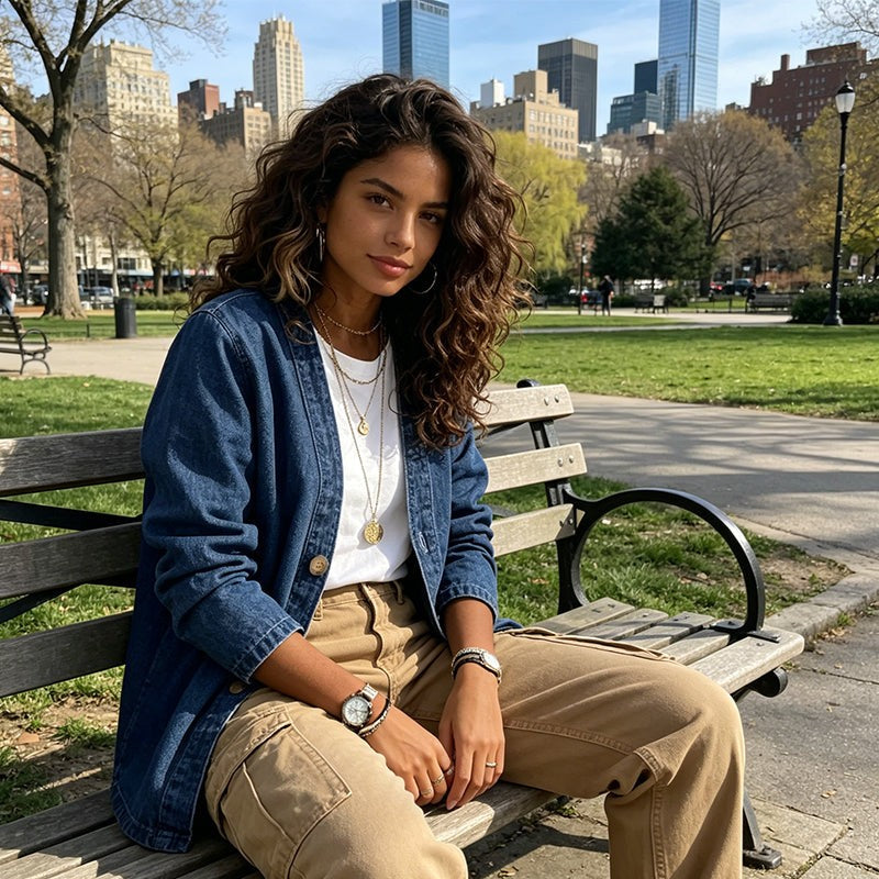 Victoria | Relaxed Button-Front Jacket