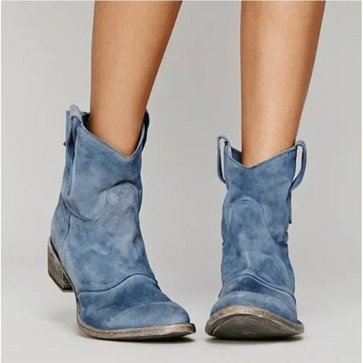 Angela | Block-Heel Ankle Boots