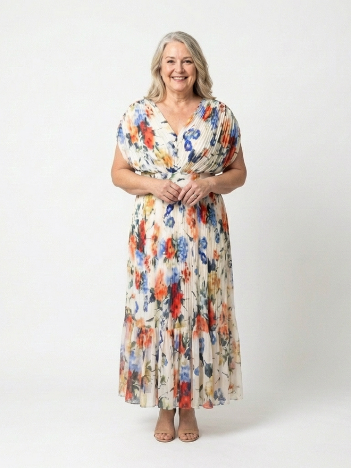 Savannah | Women's Floral Print Maxi Dress