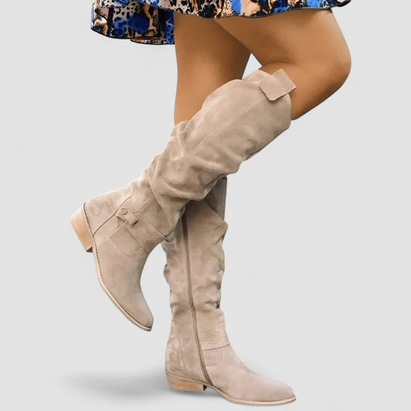 Charlotte | Knee-High Boots with Ankle Detail