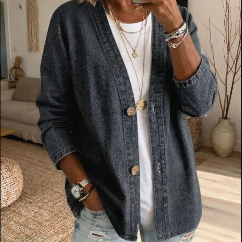 Victoria | Relaxed Button-Front Jacket
