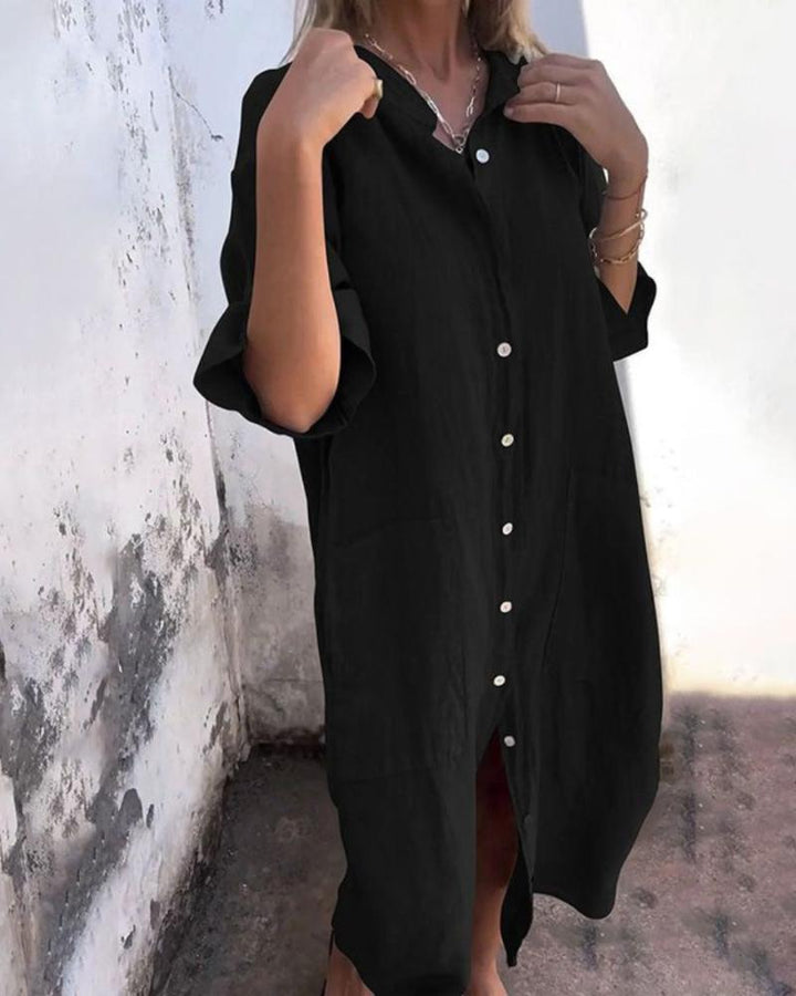 Madelyn | Boho Shirt Dress
