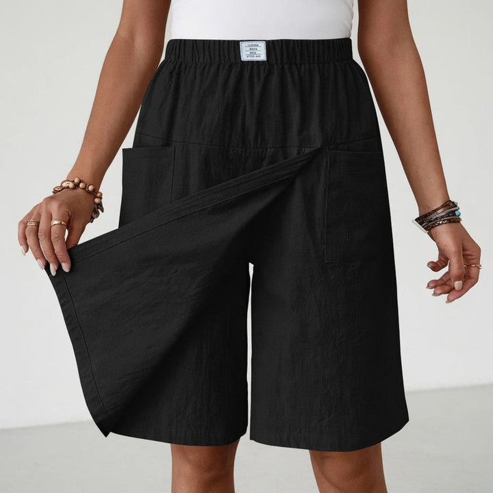 Nora | Wrap Skort with Patch Pockets
