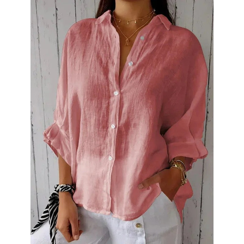 Sabine | Relaxed Button-Front Blouse