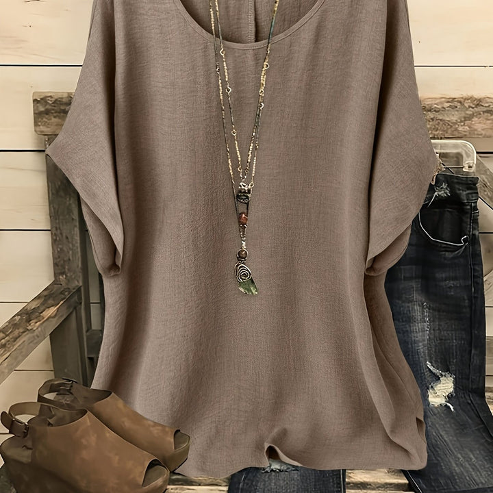Odette | Relaxed Short Sleeve Top
