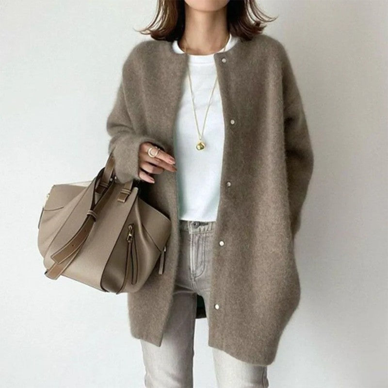 Eloise | Long-Line Open-Front Cardigan