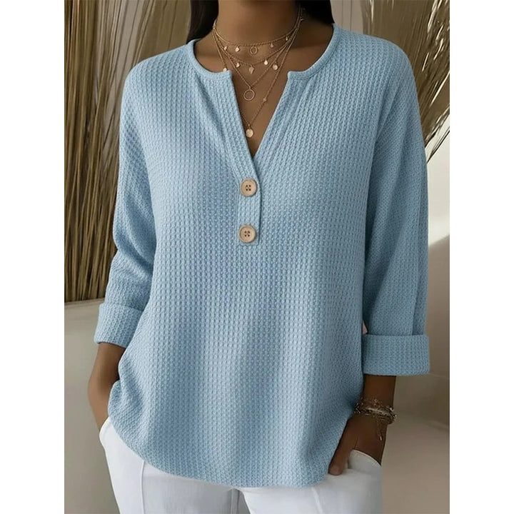 Carmen | Relaxed Henley T-Shirt