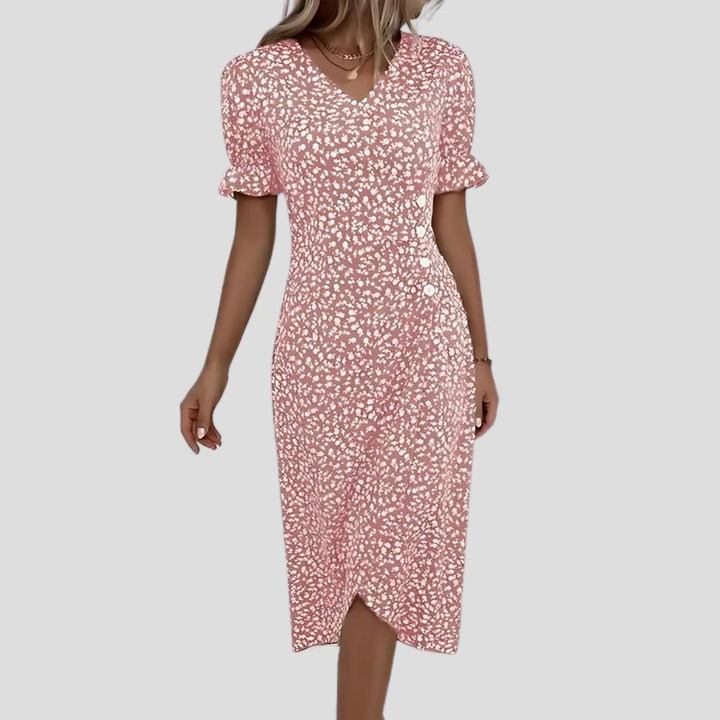 Julia | Women’s Elegant Floral Midi Dress