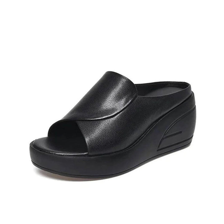 Eliza | Comfortable Slip-On Wedge Sandal
