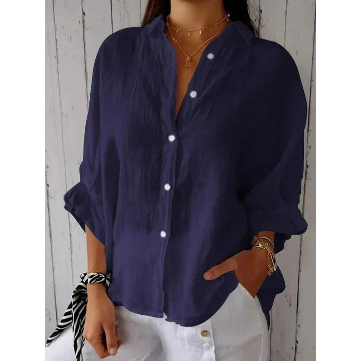 Sabine | Relaxed Button-Front Blouse