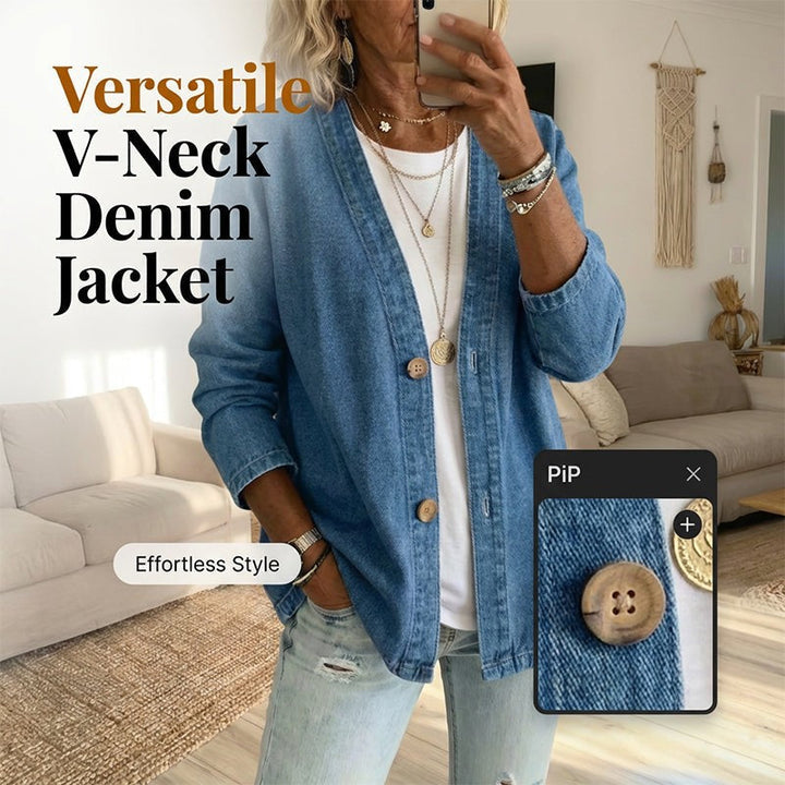 Victoria | Relaxed Button-Front Jacket