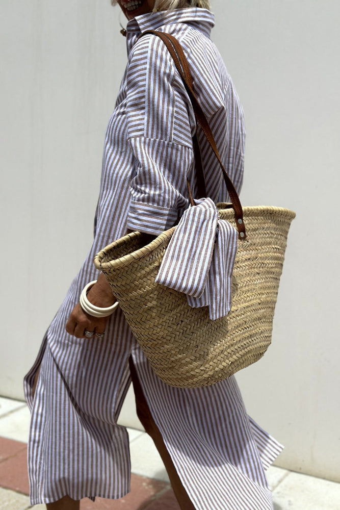 Faith | Striped Shirt Dress