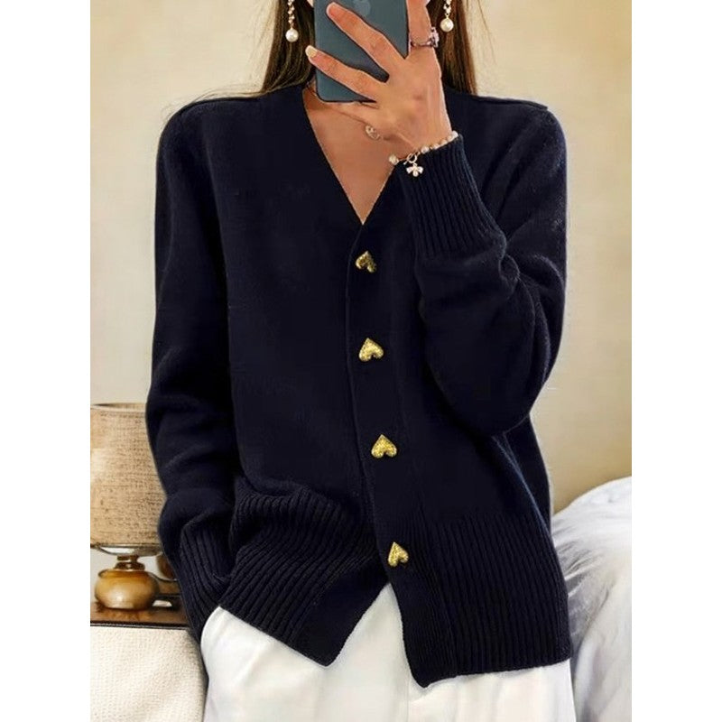Edna | V-Neck Button-Front Cardigan