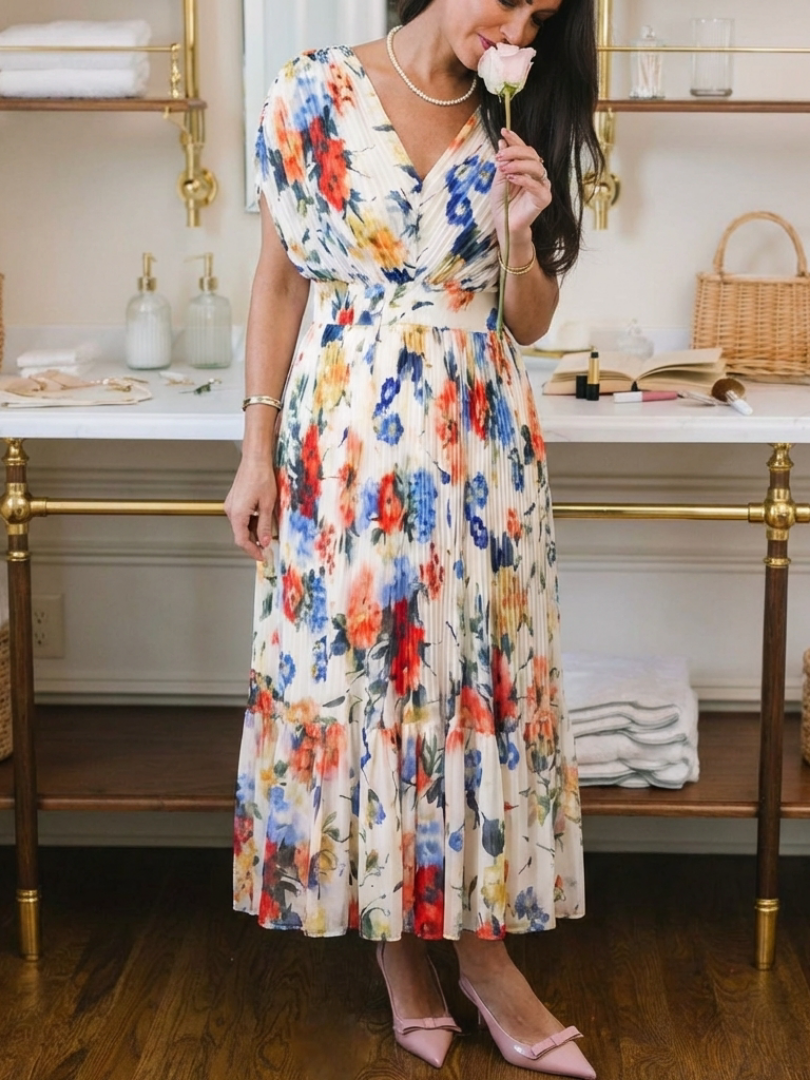 Savannah | Women's Floral Print Maxi Dress