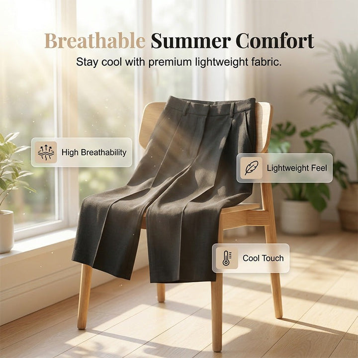 Clara | Relaxed Wide-Leg Bermuda Shorts