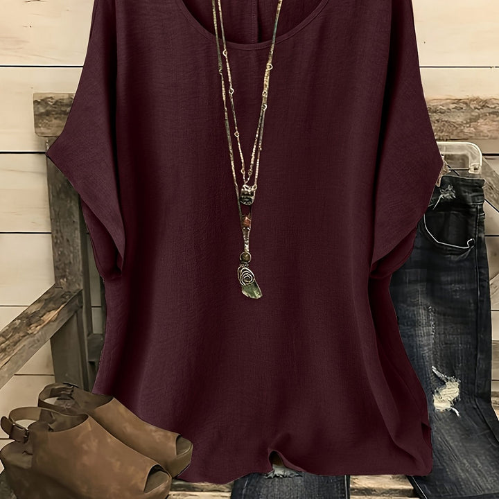 Odette | Relaxed Short Sleeve Top