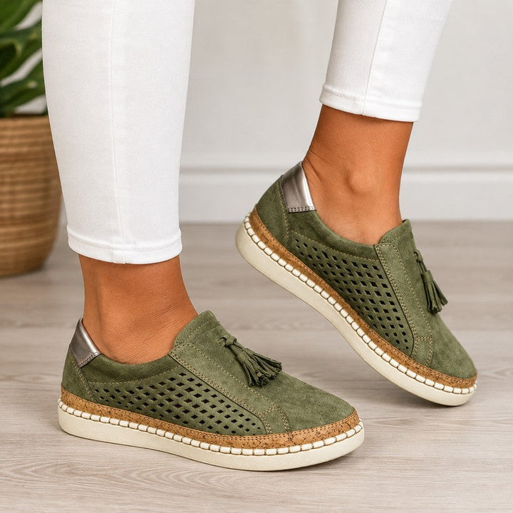 Christine | Slip-On Loafers with Tassel Detail