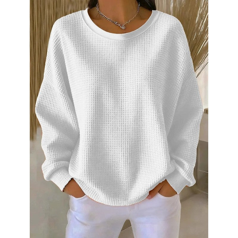 Nuria | Relaxed Round-Neck Sweater