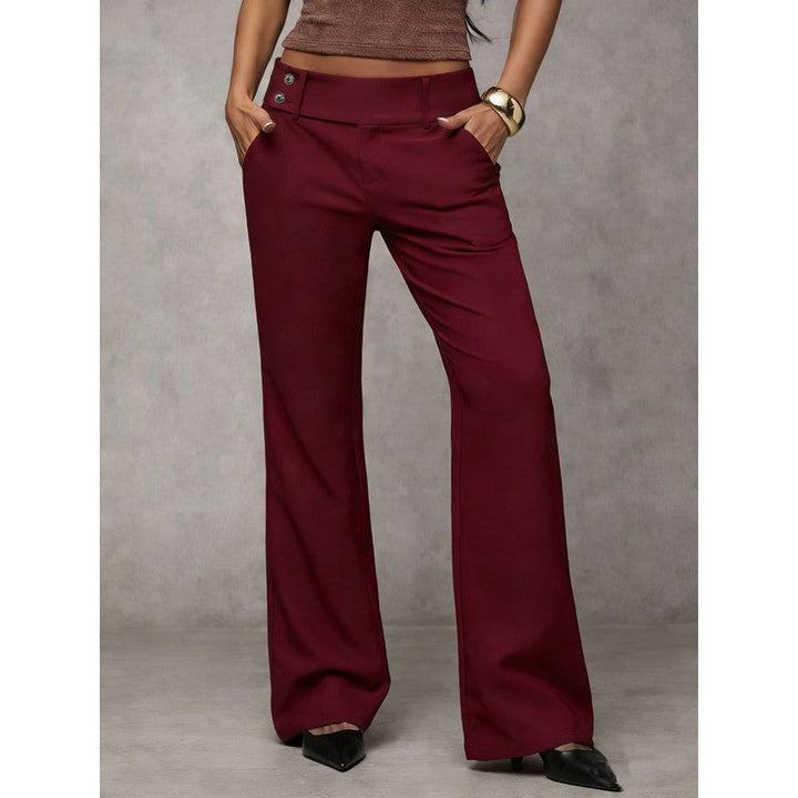 Evelyn | High-Waisted Wide-Leg Trousers