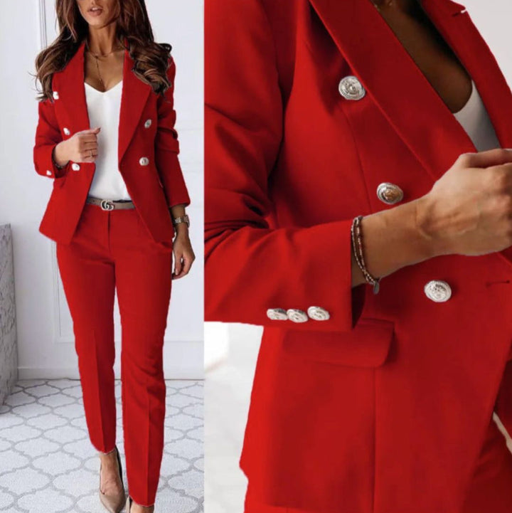 Lily | Double-Breasted Suit Set