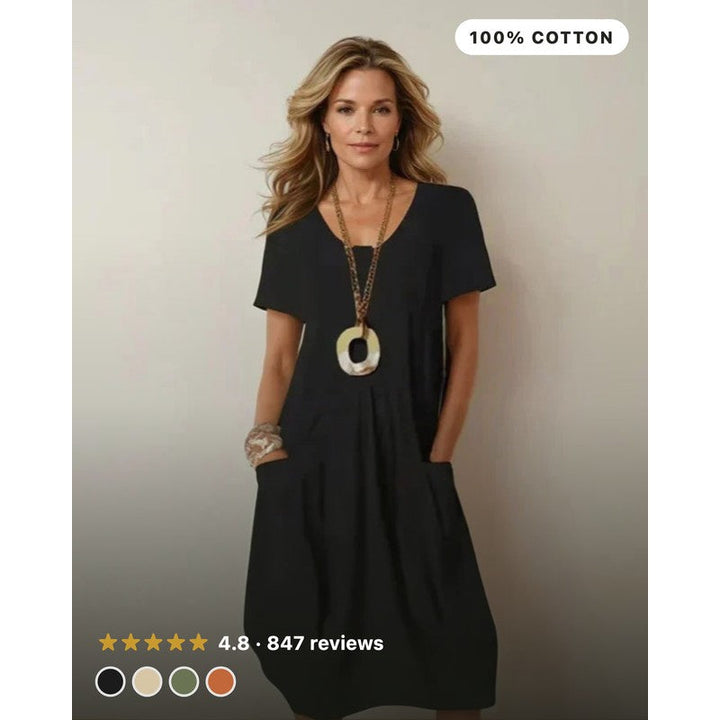 Kwani | Relaxed A-Line Casual Dress