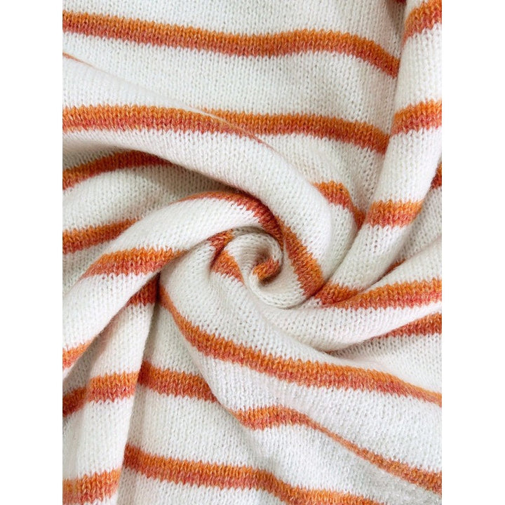 Céliane | Striped Knit Open-Front Cardigan