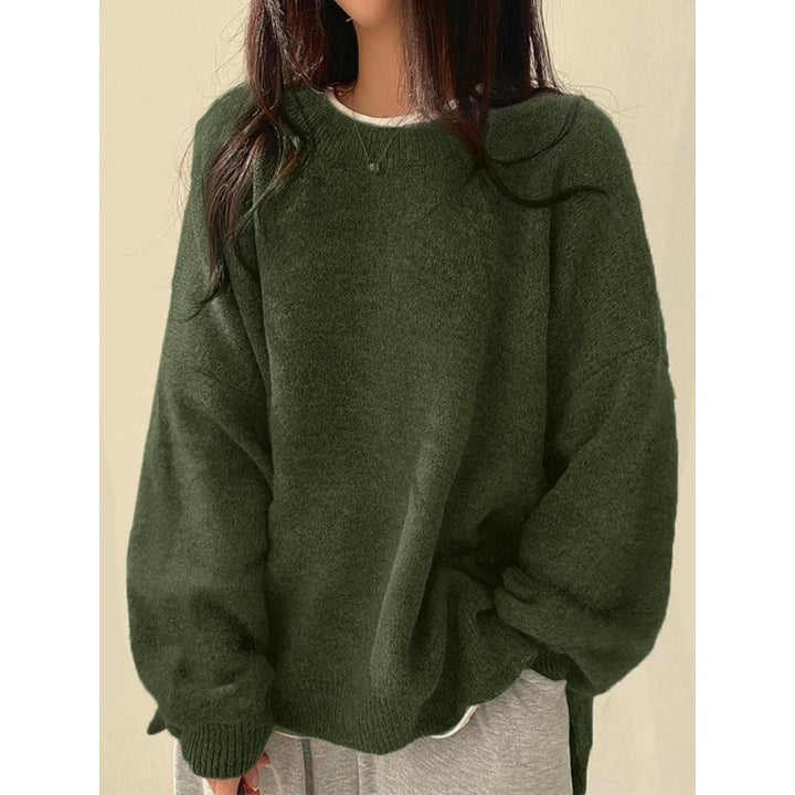 Vida | Oversized Crewneck Knit Sweater