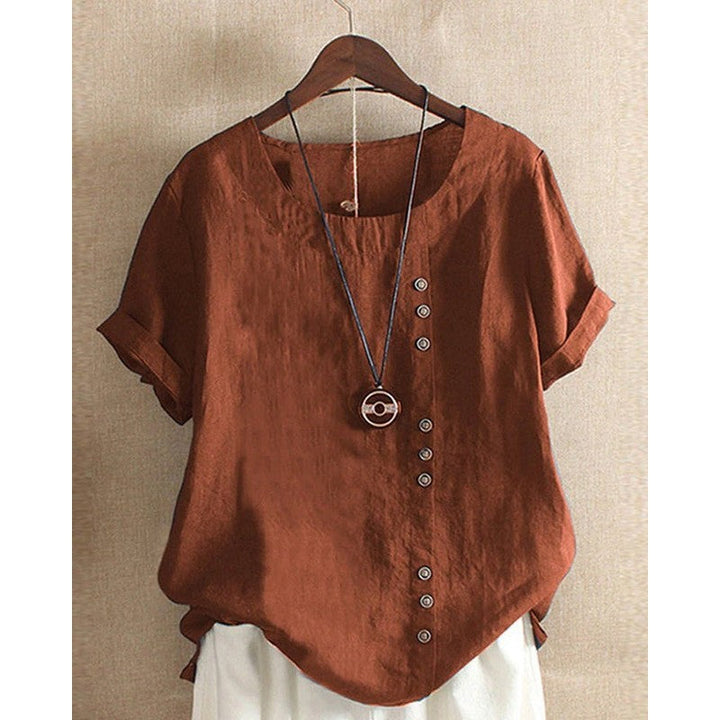 Miranda | Relaxed Short-Sleeve Summer Top