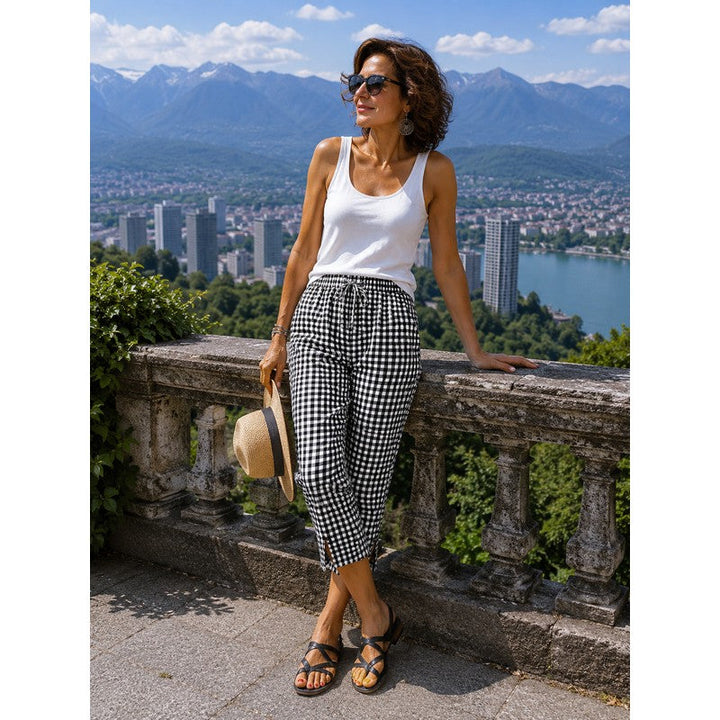 Isabelle | Cropped Capri Pants