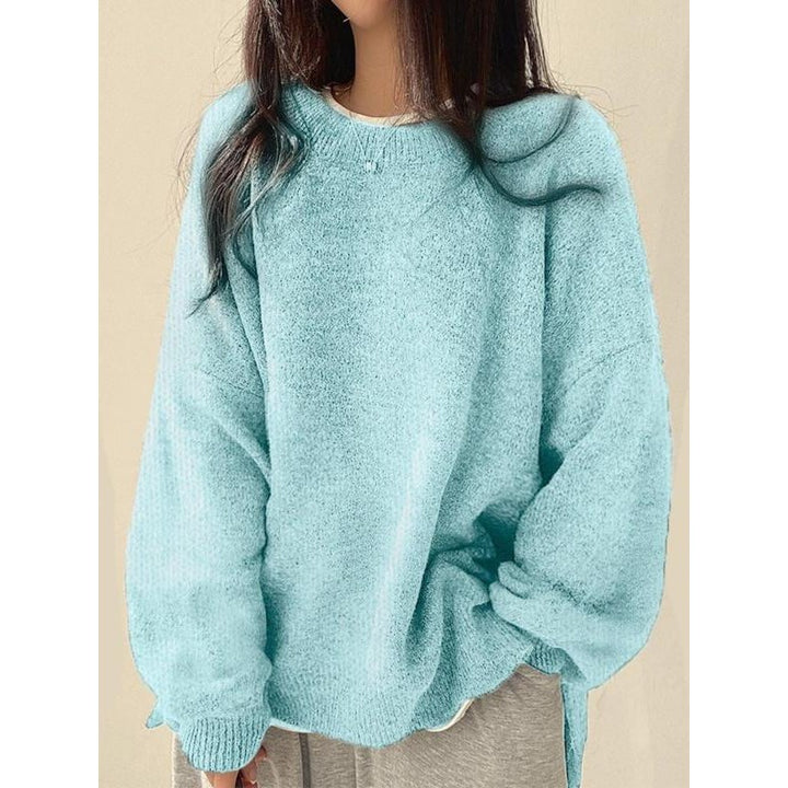 Vida | Oversized Crewneck Knit Sweater