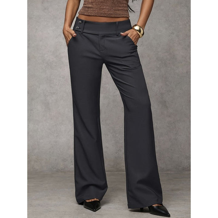 Evelyn | High-Waisted Wide-Leg Trousers