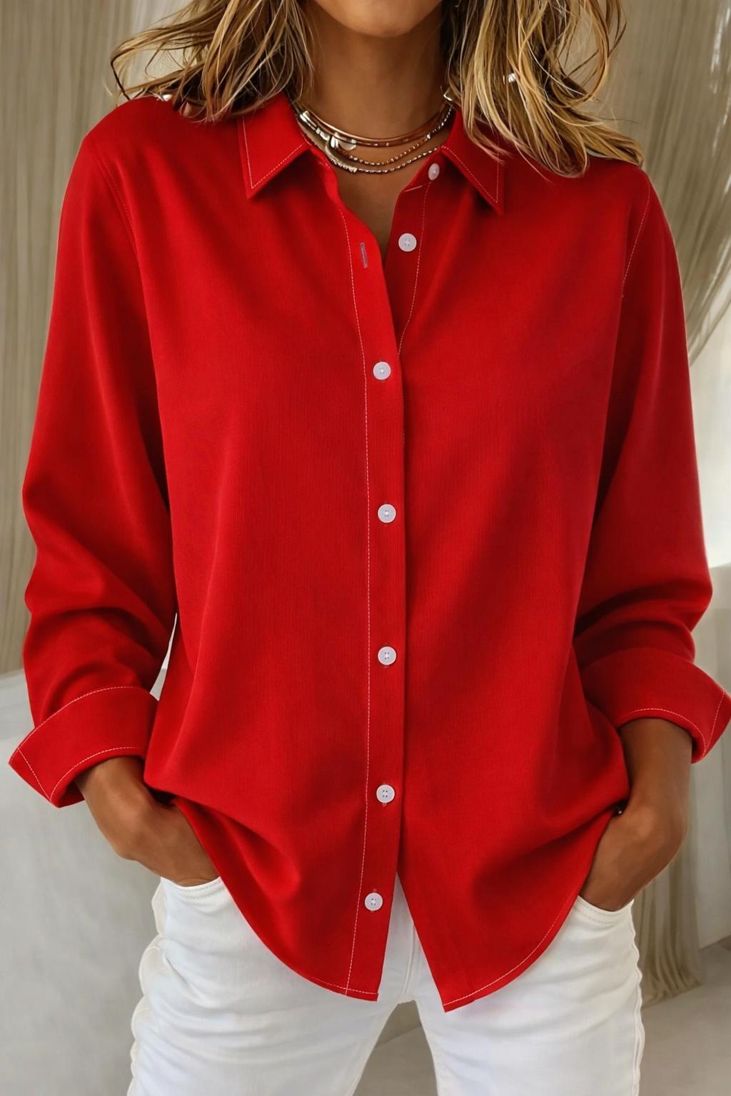 Sophie | Elegant Button Blouse