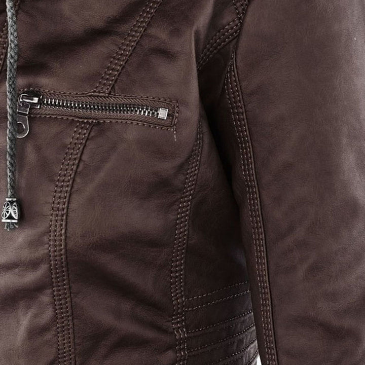 Vivienne | Weather Resistant Leather Jacket