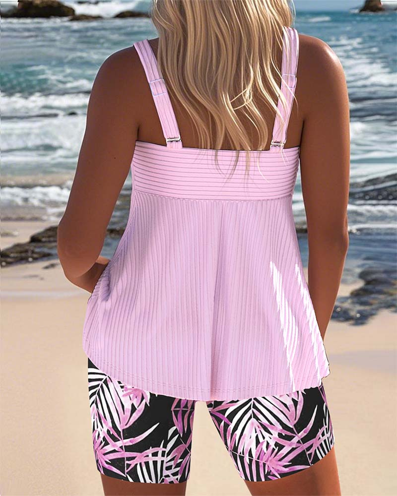 Ember | Women's Tummy Control Printed Tankini