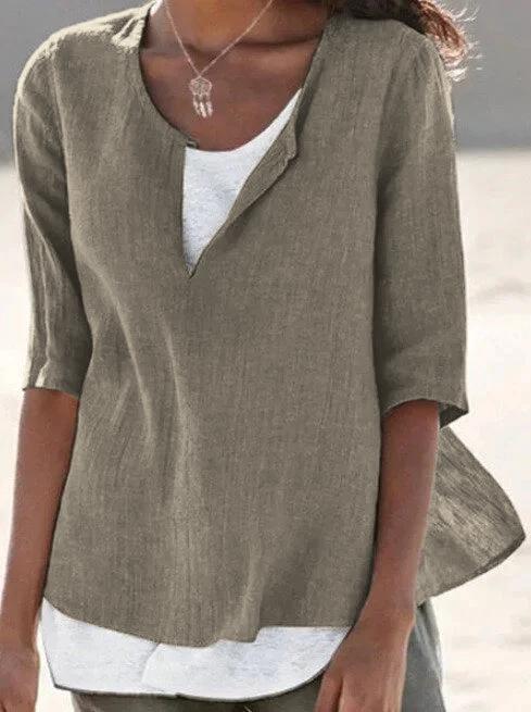 Aria | Women’s Layered Casual Blouse