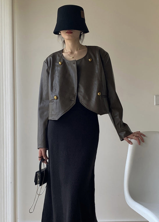 Beatrix | Women's Cropped Collarless Jacket