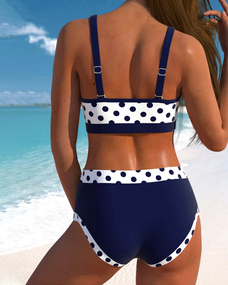 Blair | Women's High Waist Retro Bikini Set