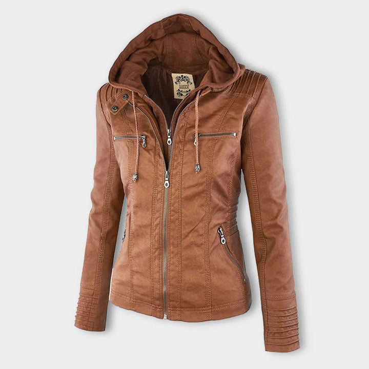 Vivienne | Weather Resistant Leather Jacket