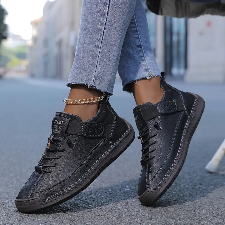 Mabel | Slip-On Leather Sneakers