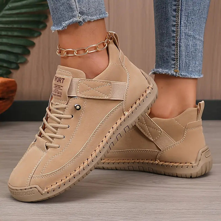 Mabel | Slip-On Leather Sneakers